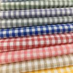 100gsm-140gsm Yarn Dye Twill Check And Stripe Fabrics Polyester Cotton Rayon Blend for sale