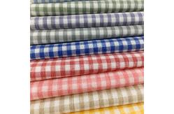 China 100gsm-140gsm Yarn Dye Twill Check And Stripe Fabrics Polyester Cotton Rayon Blend supplier