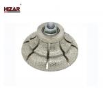 Diamond Bullnose 85mm Stone Router Bits M14 Thread No 1 Grit