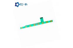 China Round Capacitive Membrane Keypad PET Circuit 3M467 Adhesive Tactile Dome Button supplier