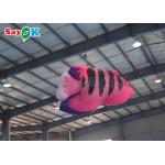 Big Oxford LED Inflatable Flying Fish For Amusement Parks for sale