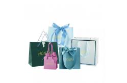 China Custom Thick Marble Printed Paper Carrier Bags 28x20x10cm 250g C1s Art Paper supplier