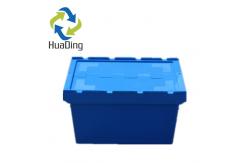 China Stackable Plastic Tote Box Storage Container Moving Crate supplier