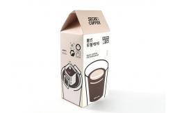 China OEM Custom Cardboard Display Stand Boxes Recyclable Food Grade For Coffee supplier