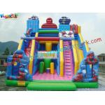 Giant Spiderman Commercial Inflatable Slide  /  Huge Inflatable Slide Games For Funny for sale