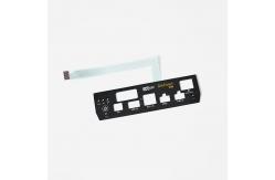 China Water Resistant Backlit Membrane Switch Overlay With Glossy Matte Surface supplier