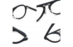 China Retro And Art Wood Copy Acetate Optical Glasses Frame MR 093 supplier