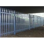 Hot Dipped Galvanized Europea Palisade Fencing High Security for sale