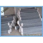 5mm Diamond Low Carbon Galvanized Chain Link Fence Construction Quick To Install for sale