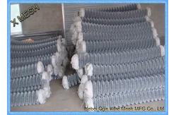 China 5mm Diamond Low Carbon Galvanized Chain Link Fence Construction Quick To Install supplier