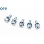 Hexagon Head Cross Recessed Bolt Zinc Coating With Indentation