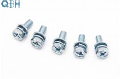 China Hexagon Head Cross Recessed Bolt Zinc Coating With Indentation supplier