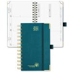 4.33'' x 6.69'' Hardcover Weekly Planner 2023 2023 Paficic Green for sale