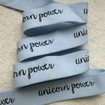 Stretchy Silicone Elastic Brand Tape Printing Shiny Logo High Elasticity