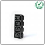 LZ-14-4L IEC C13 3 Pin Electrical Ac Power Socket Multiple C13 Outlet C14 Inlet Module for sale
