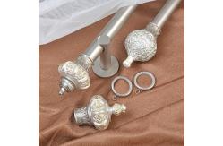 China Adjustable Length Extendable Curtain Rod For Home Decoration supplier
