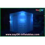 Photo Booth Wedding Props White Inflatable Trade Show Booth Light Square Tent Gathering Party for sale