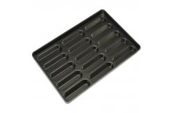 China RK Bakeware China Foodservice NSF Nonstick 2 Inch Hamburger Bun Pan Baking Tray supplier