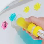 Fresh Scent Disposable Toilet Deodorizer Artifact Bathroom Descaling Cleaning Agent Flower Toilet Gel for sale