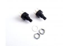 China Plastic 16mm 8 Position Rotary Switch Single Pole  0.3A Heater Refrigerator supplier