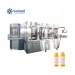 Complete Fruit Juice Production Line Gravity Filling Fruit Juice Bottle Filling Machine for sale