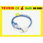 Female 6 Pin To DB9 Pulse Oximeter Cable Reusable Spo2 Sensor For o Patient Monitor for sale