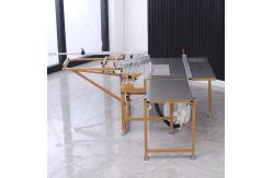 China 117cm*100cm Precision Push Pull Table Saw Sliding Table Panel Saw Machine supplier