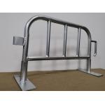 Temporary Metal Pedestrian Barriers Steel Barricade Safety Powder Coating for sale