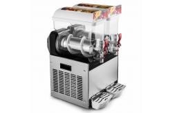China Two Bowl Ice Slush Machine Smoothie Machine With Cooler System For Restaurant supplier