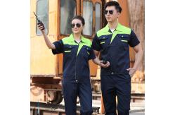 China Short Sleeve OEM Construction Worker Uniform Customized Logo supplier