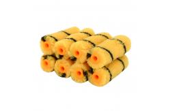 China European Style Mini Roller Paint Brush Yellow With Black Stripe supplier