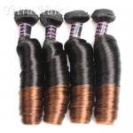 Durable Beauty 16 Inch Indian Virgin Hair Extensions Two Tone Color for sale