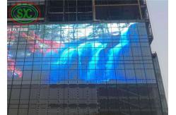China 1R1G1B Transparent LED Drapery Display IP43 62500 Dots/Sqm 3 Year Warranty supplier