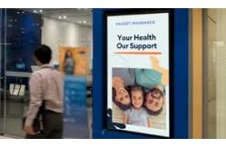 China Bank Digital Signage Real Time Updates Queuing Systems Financial Information Displays supplier