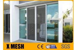 China 8mm Thick Cut Edge Expanded Metal Diamond Mesh Grille Screens Tempered Aluminium supplier