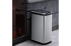 China Square Motion Sensor Waste Bin OEM ODM Touchless Stainless Steel Trash Can supplier