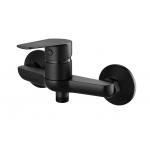 Shower Mixer Faucet Cold Hot Tap Brass Single Lever Matt black for sale