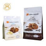 Customized Flat Bottom Cookie Packaging Pouch Stand Up Pouch Chocolate Chip Zipper Food Packaging Bag for sale