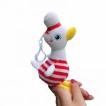 EN71 Comfortable Plush Baby Duck Charm Keychain