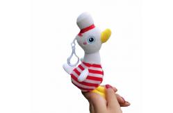 China EN71 Comfortable Plush Baby Duck Charm Keychain supplier