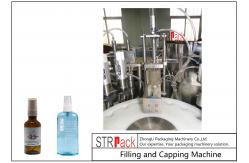 China Automatic Monoblock Filling And Capping Machine , Spray Liquid Filling Capping Machine supplier