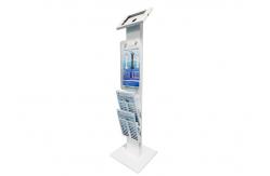China Cold Rolled Steel Powder Coated Secure Ipad Kiosk Brochure Holder Tamper Proof supplier