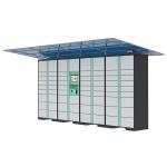 Intelligent Parcel Delivery Lockers With Bar Code / Stainless Steel Keypad for sale