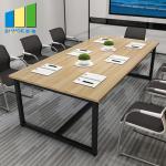 Modern Office Furniture Set MFC Board Melamine Laminate Meeting Room Table for sale