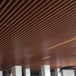 Aluminium Panel Special Shape Profile Aluminum U Baffle Ceiling Square Tube for sale
