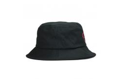 China Reversible Fisherman Bucket Hat Custom High Rubber Print Bucket Cap supplier