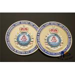 Soft Enamel And Epoxy Covered Custom Challenge Coins Shiny Gold Plating Die Cast