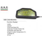 12v Race Car Dashboard On Board Diagnostic Ii Fuel Level Display 9000 RPM