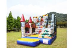 China Hotel Tarpaulin Inflatable Bouncer Slide Jumping Bouncy Castle supplier