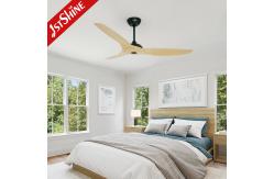China Remote Control 220v 3 Blade Ceiling Fan With Led Light 6 Speed supplier
